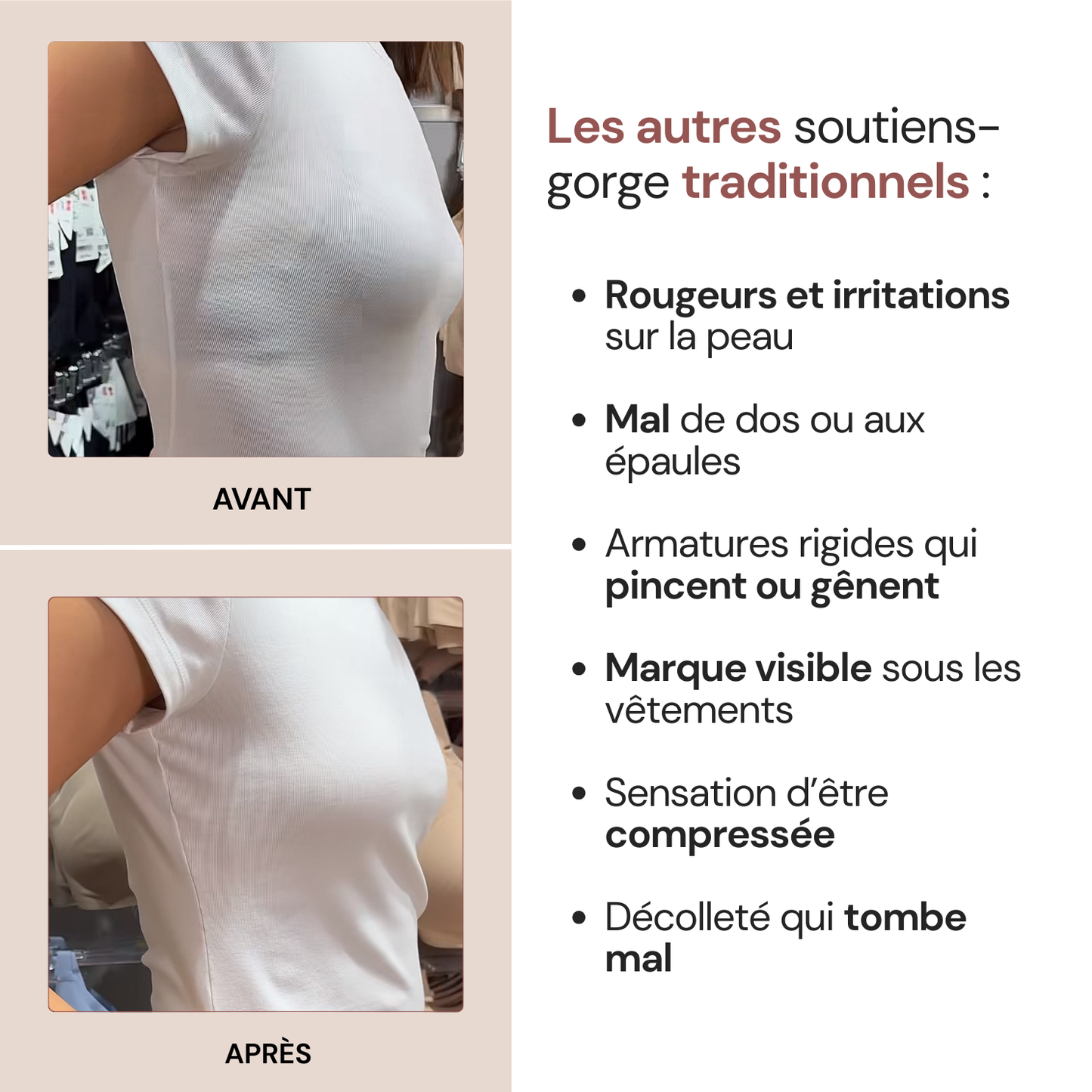 Soutien-gorge sans couture - ultra confortable