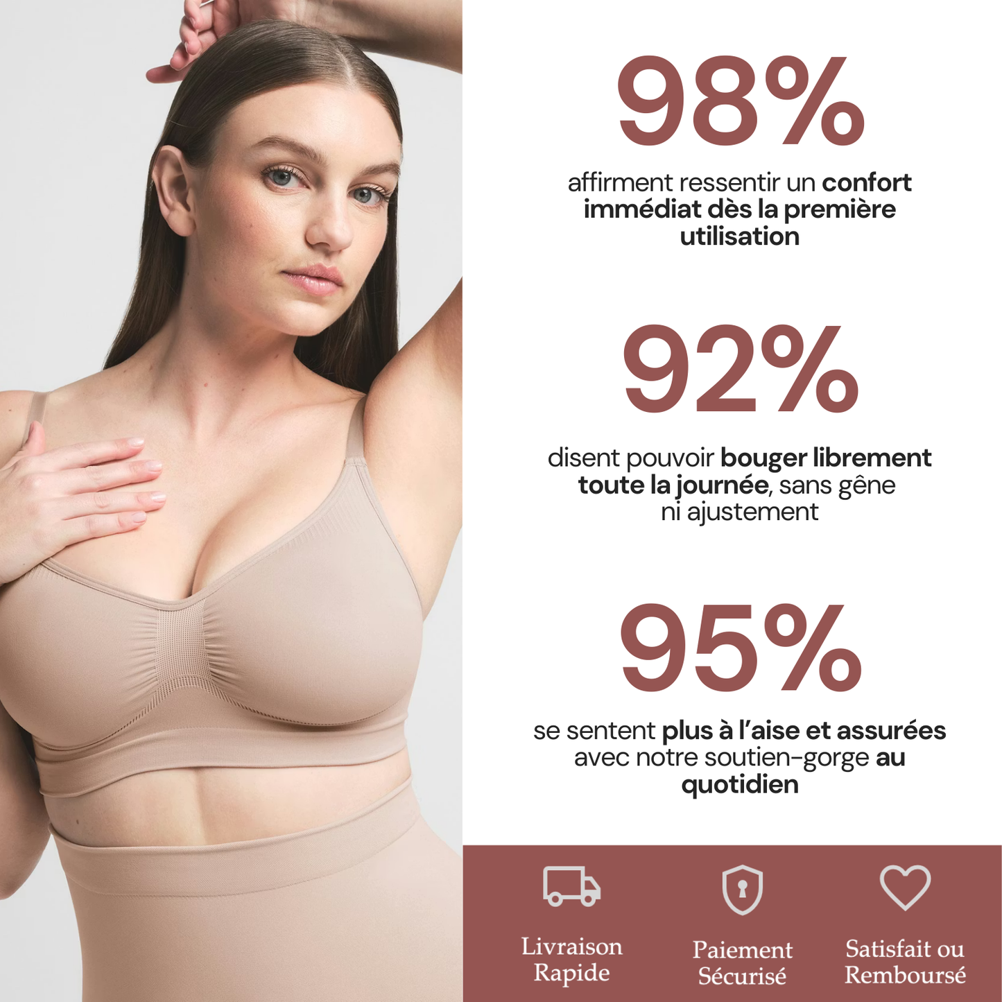 Soutien-Gorge confortable sans armatures