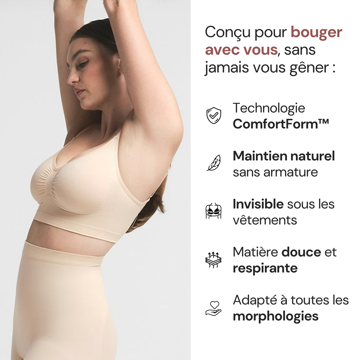 Soutien-Gorge confortable sans armatures